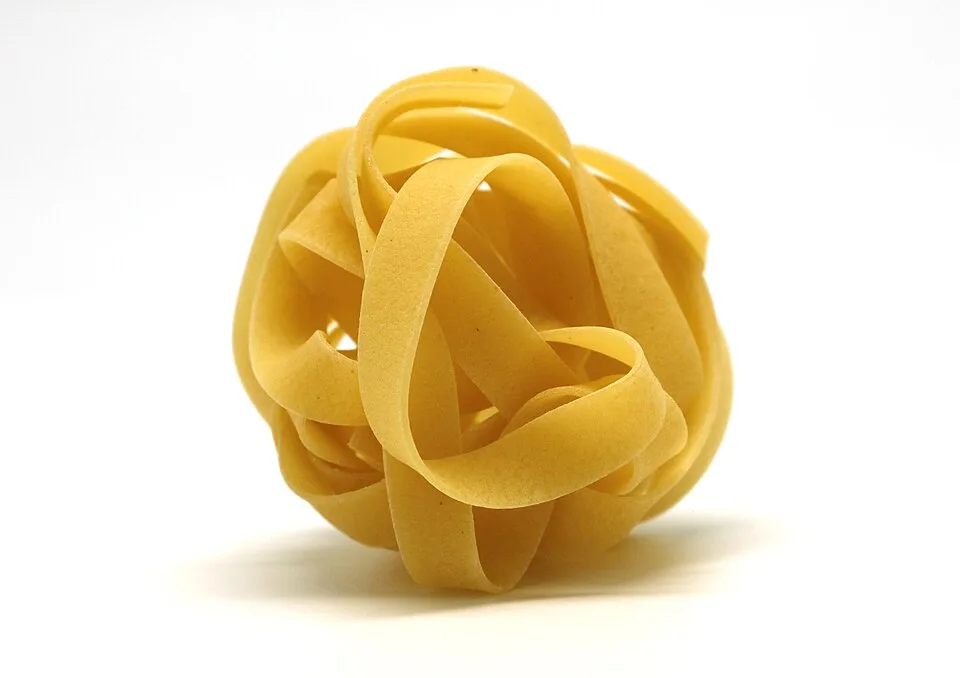 Fettuccine, photographed