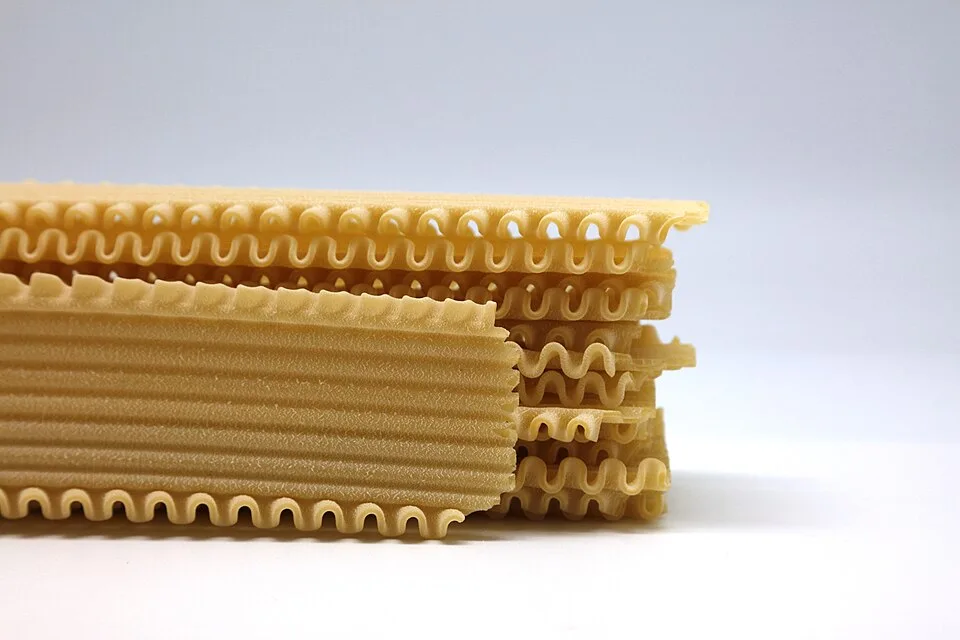 Lasagnette, photographed
