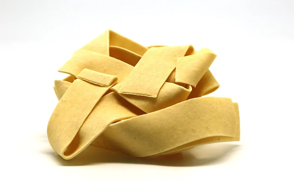 Pappardelle, photographed