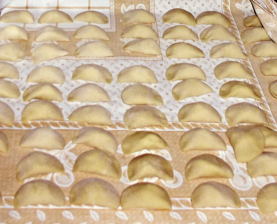 Ravioli, photographed