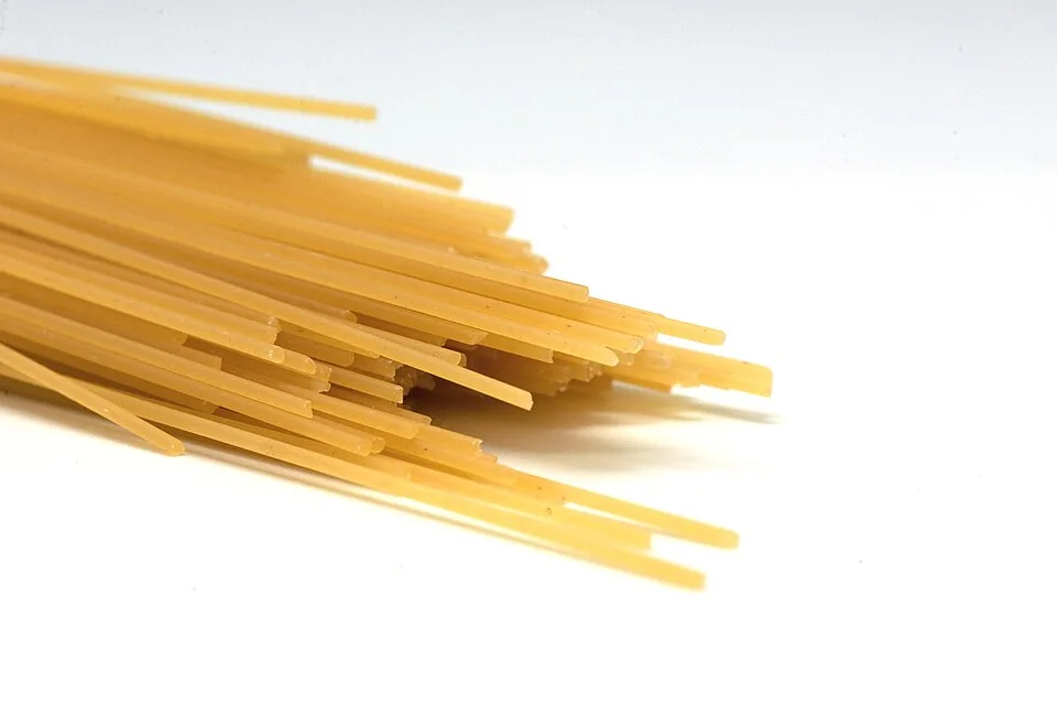 Spaghetti, photographed
