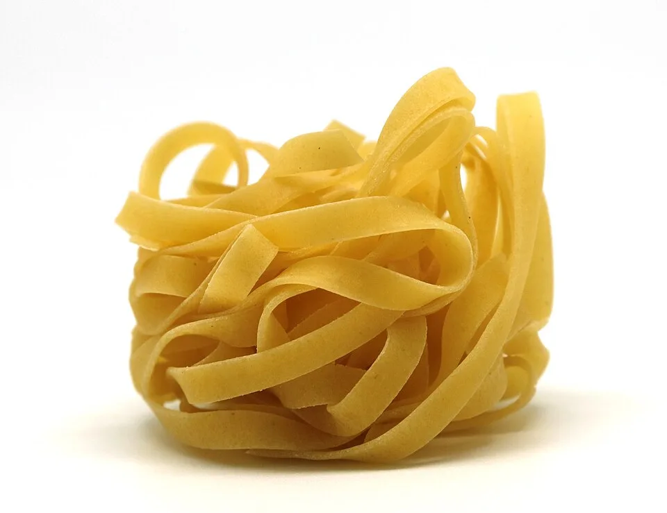 Tagliatelle, photographed