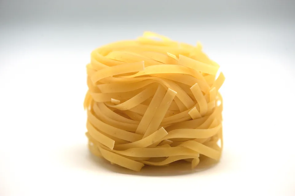 Tagliolini, photographed
