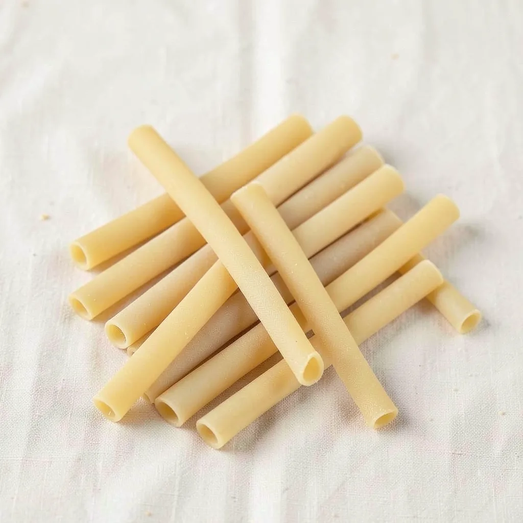 Candele, uncooked, on linen