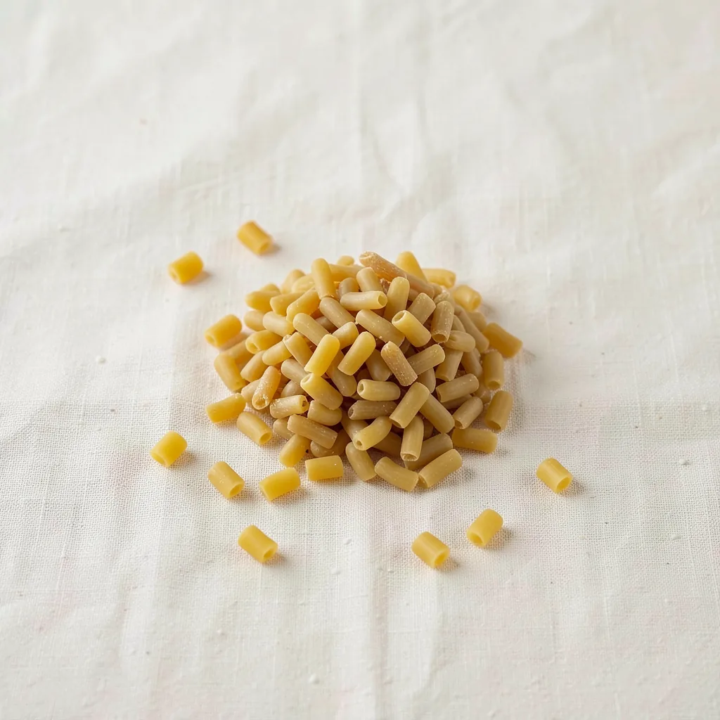 Corallini, uncooked, on linen