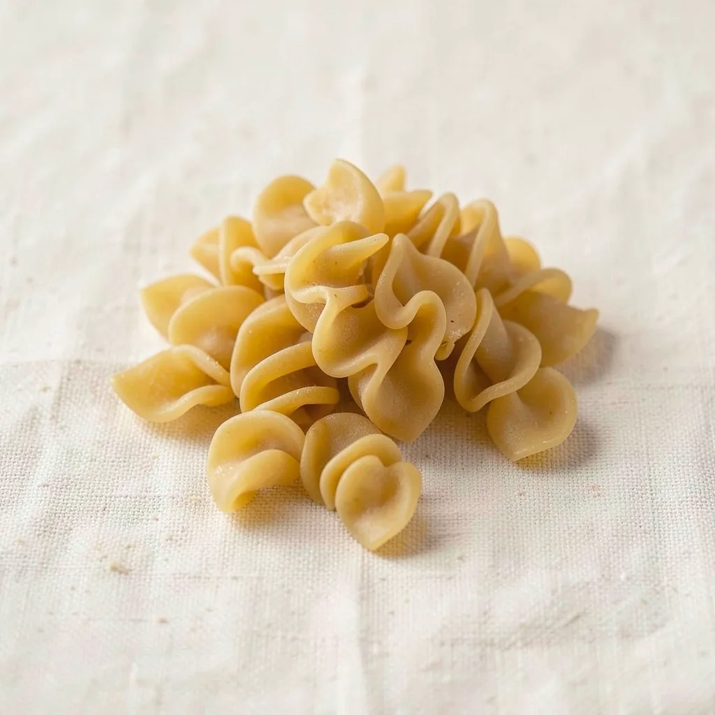 Festoni, uncooked, on linen