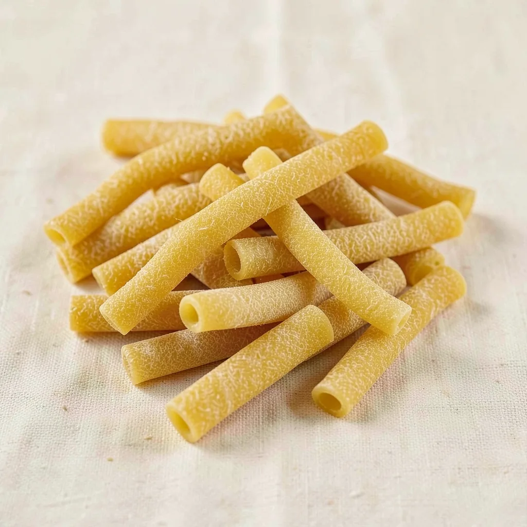 Mezzani, uncooked, on linen