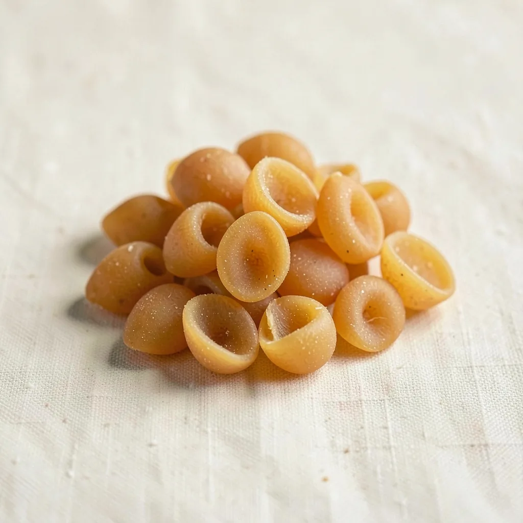 parmatieddi, uncooked, on linen
