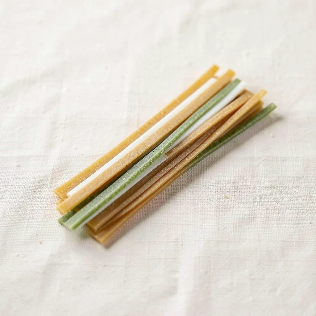 Picagge, uncooked, on linen