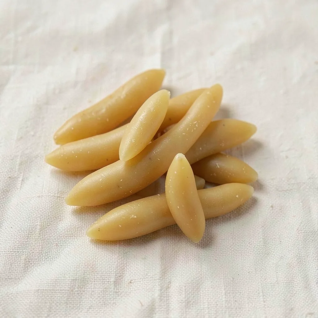 Picchiarelli, uncooked, on linen