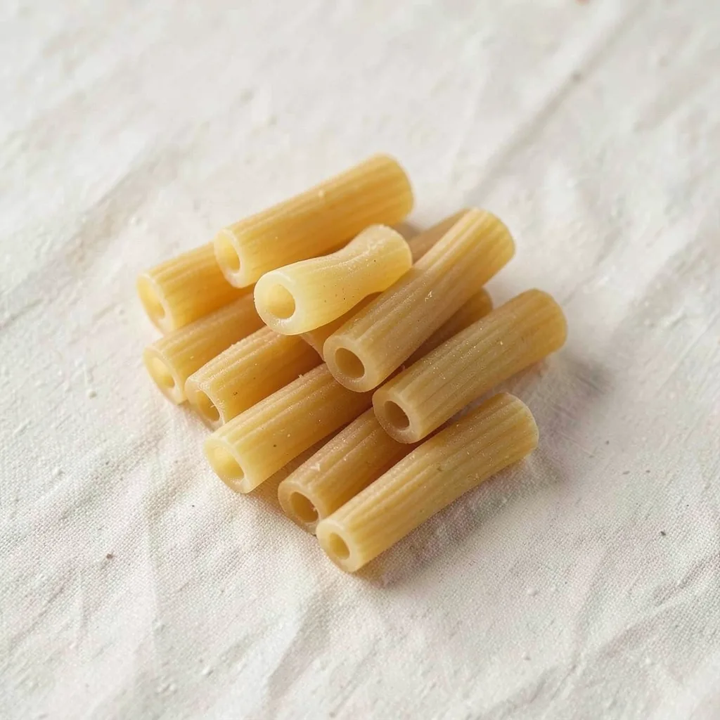 Riccioli, uncooked, on linen