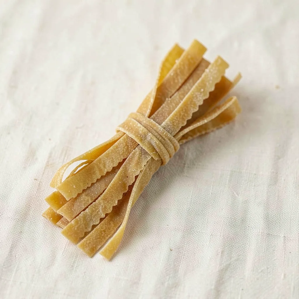 Rustiche, uncooked, on linen
