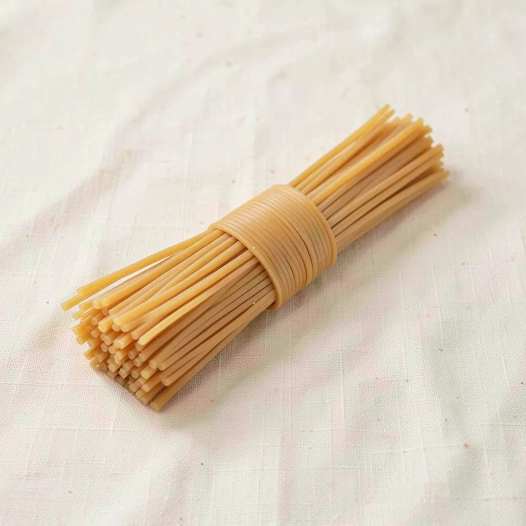 Vermicelli, uncooked, on linen