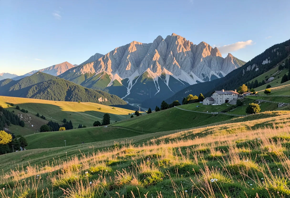 The landscape of Abruzzo, Italy