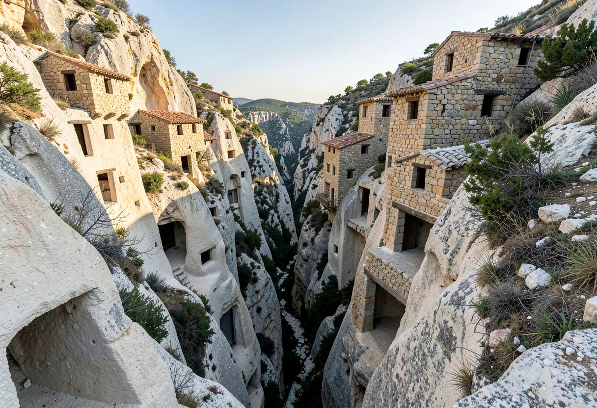 The landscape of Basilicata, Italy