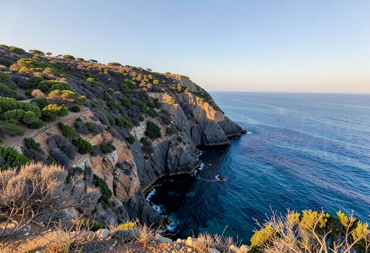 The landscape of Calabria, Italy