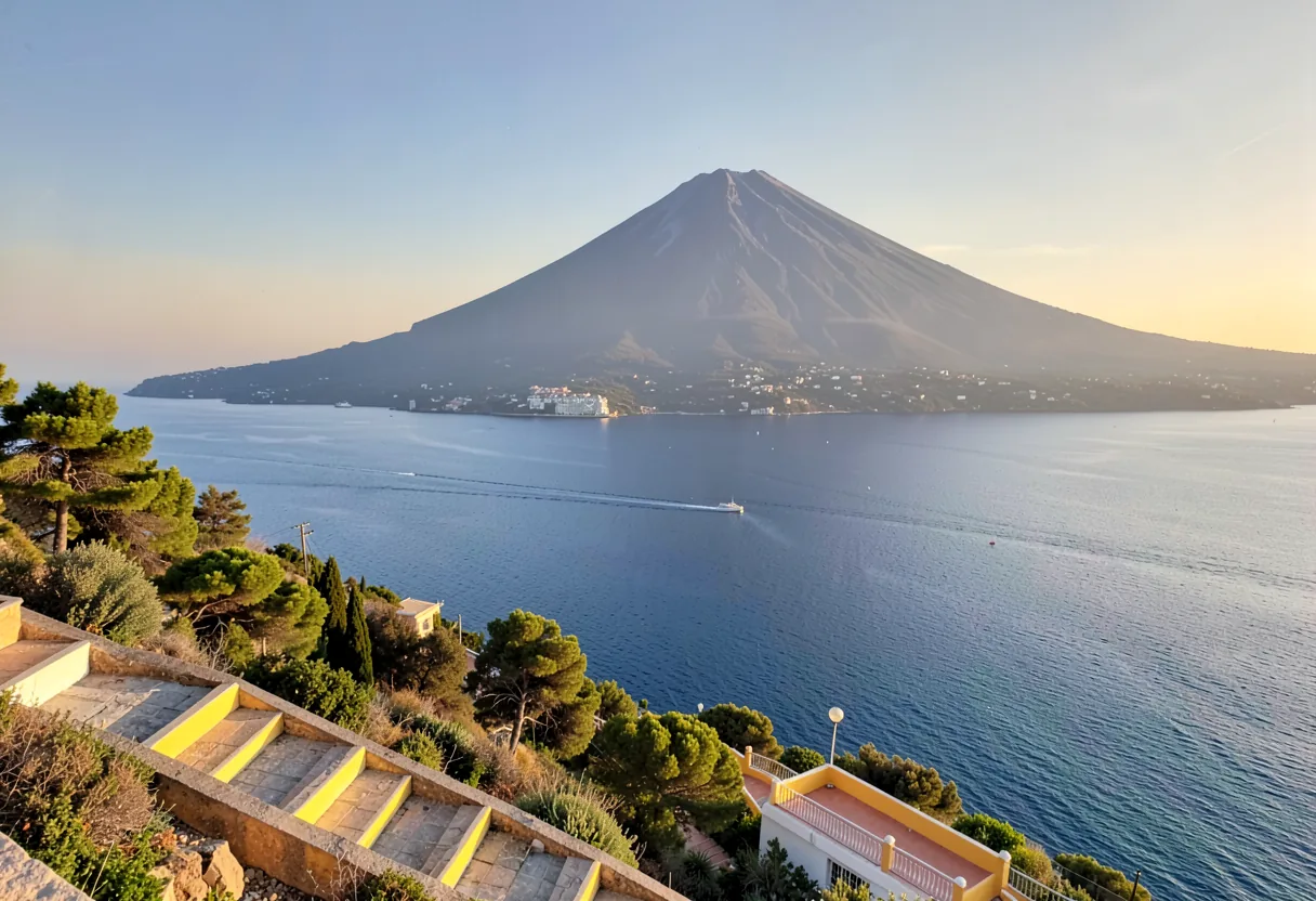 The landscape of Campania, Italy