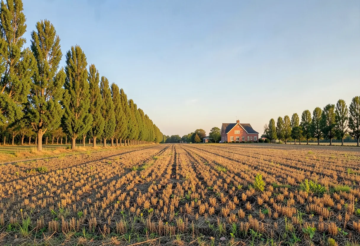 The landscape of Emilia-Romagna, Italy