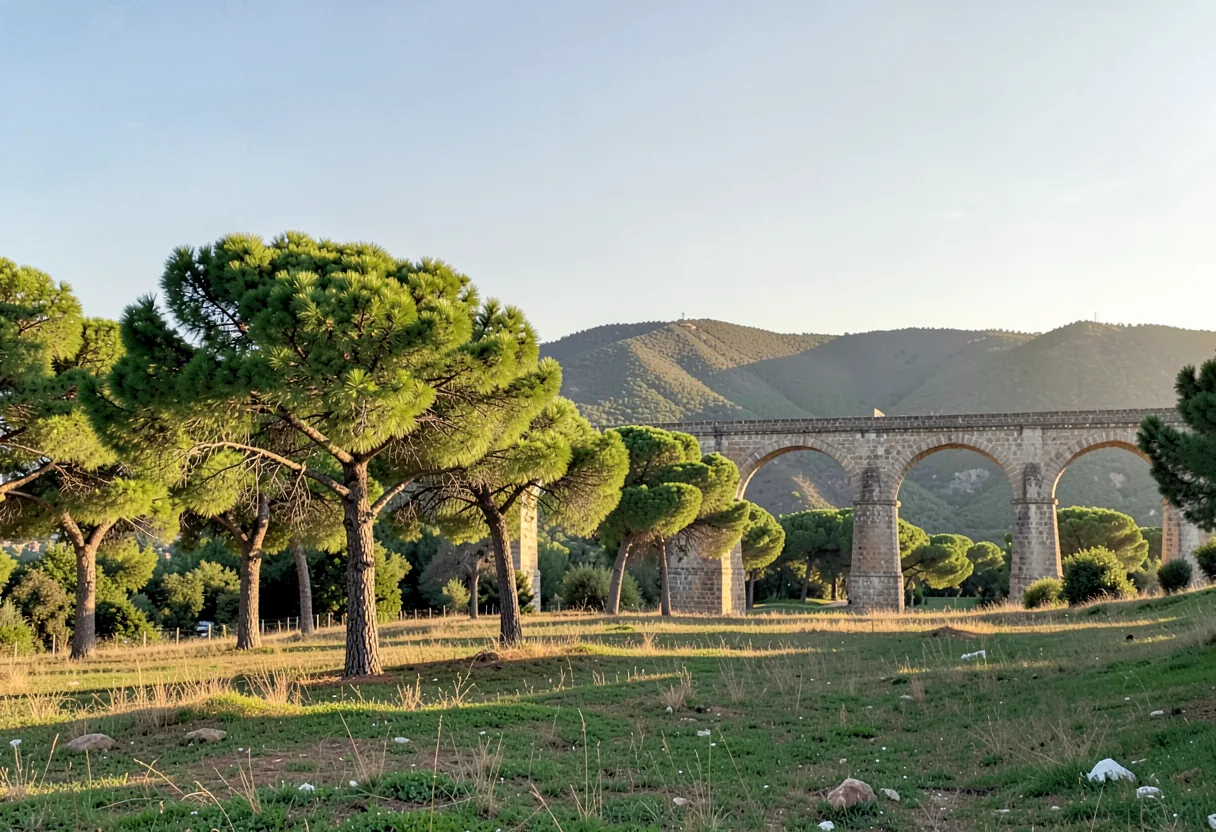 The landscape of Lazio, Italy