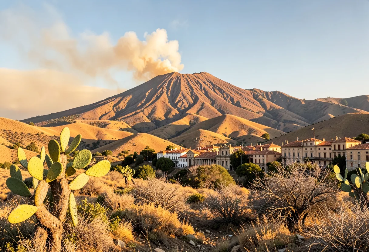 The landscape of Sicily, Italy