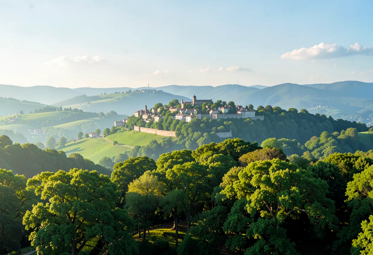 The landscape of Umbria, Italy